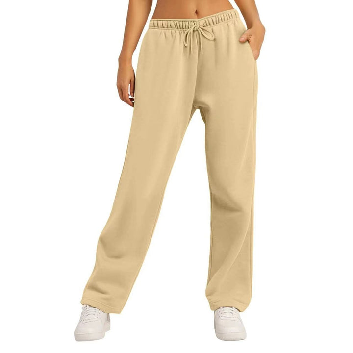 Women's casual leisure pants with high wearing comfort and elastic waistband Chic & Stil