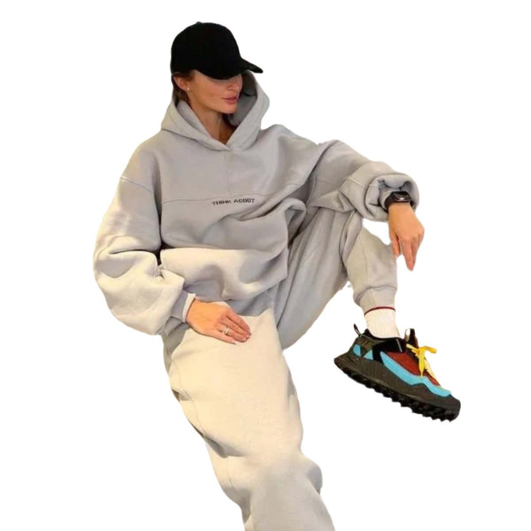 Oversized hoodie for women with statement print Lune London