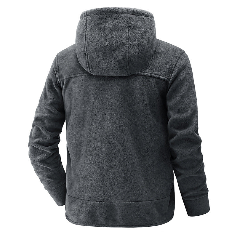 Men's fleece jacket with soft lining and practical pockets Lune London