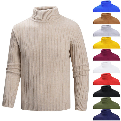 Men's Turtleneck Sweater Made Of High-Quality Fine Knit Amarae