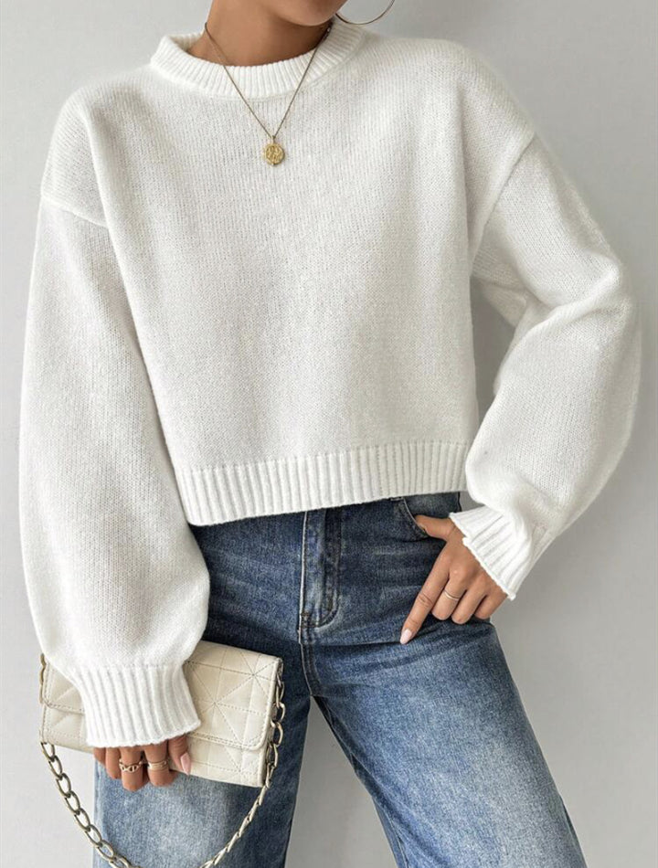Casual fine knit sweater for ladies Lune London