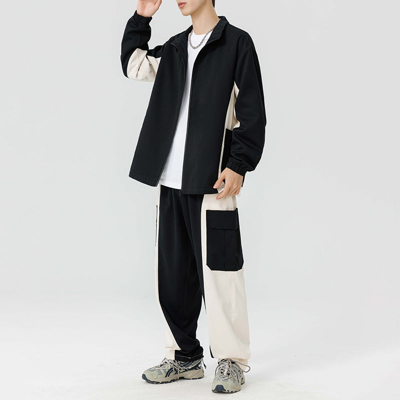 Complete athletic set for men with functional pockets and modern cut Lune London
