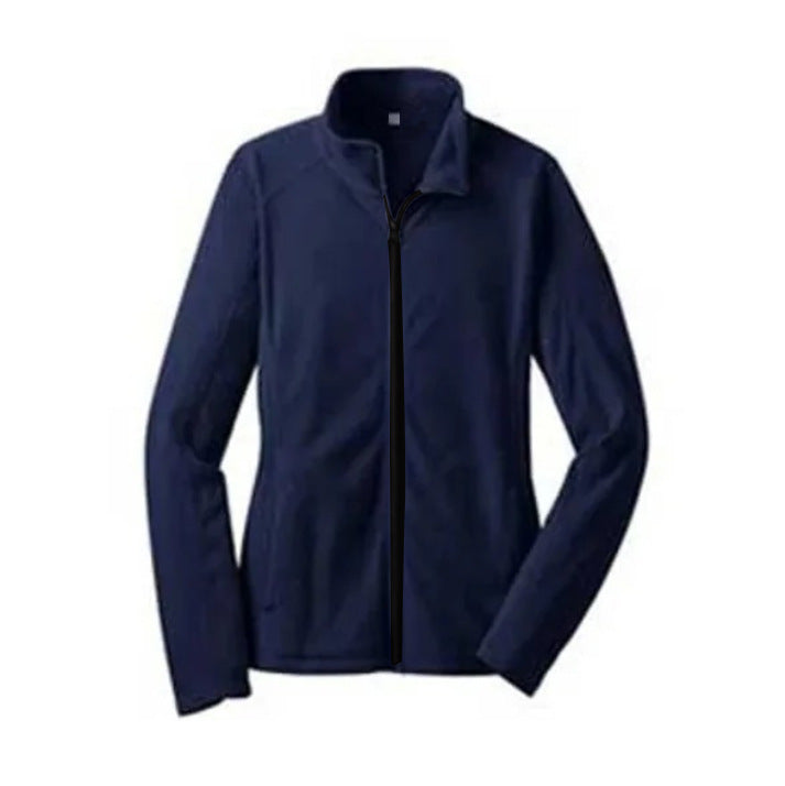 Women's fleece jacket with high collar and side pockets Lune London