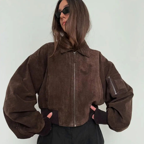 Women's cropped bomber jacket Amarae