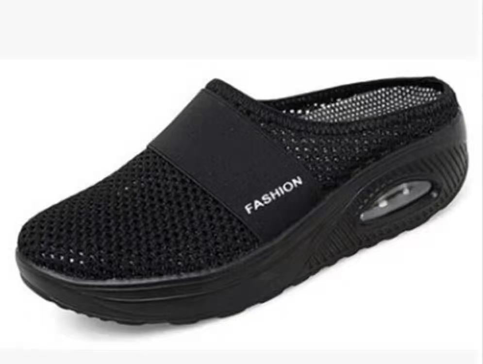 Ladies comfortable and stylish clogs with air cushioning Lune London