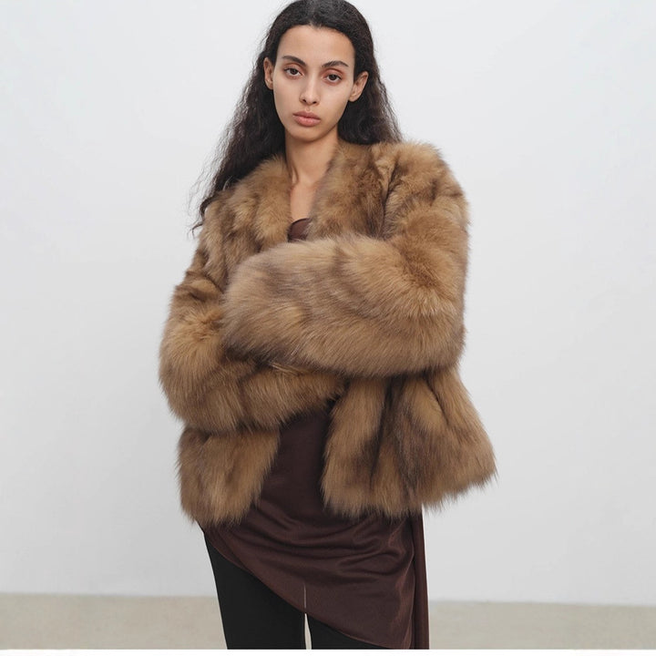 Ladies luxurious fur jacket Lune London