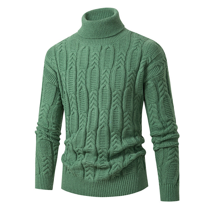Lune London | Men's High-Quality Turtleneck Sweater with Pattern