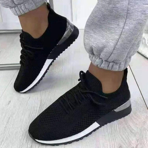 Breathable lifestyle sneakers for women with ultra-flexible knit upper and non-slip sole Amarae