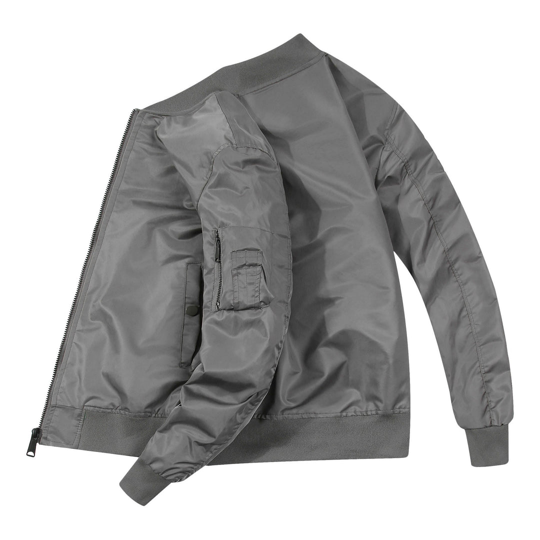 Women's bomber jacket with functional pockets and chic sporty design