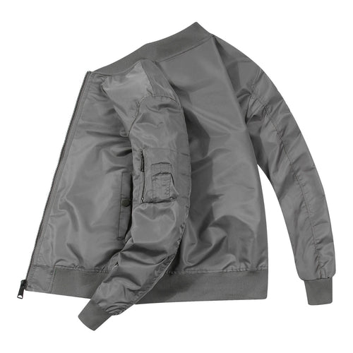 Women's bomber jacket with functional pockets and chic sporty design