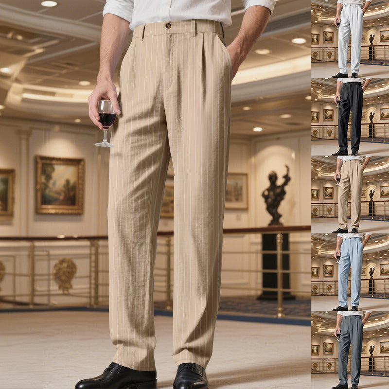 Men's elegant striped pants with high wearing comfort and stylish design Lune London