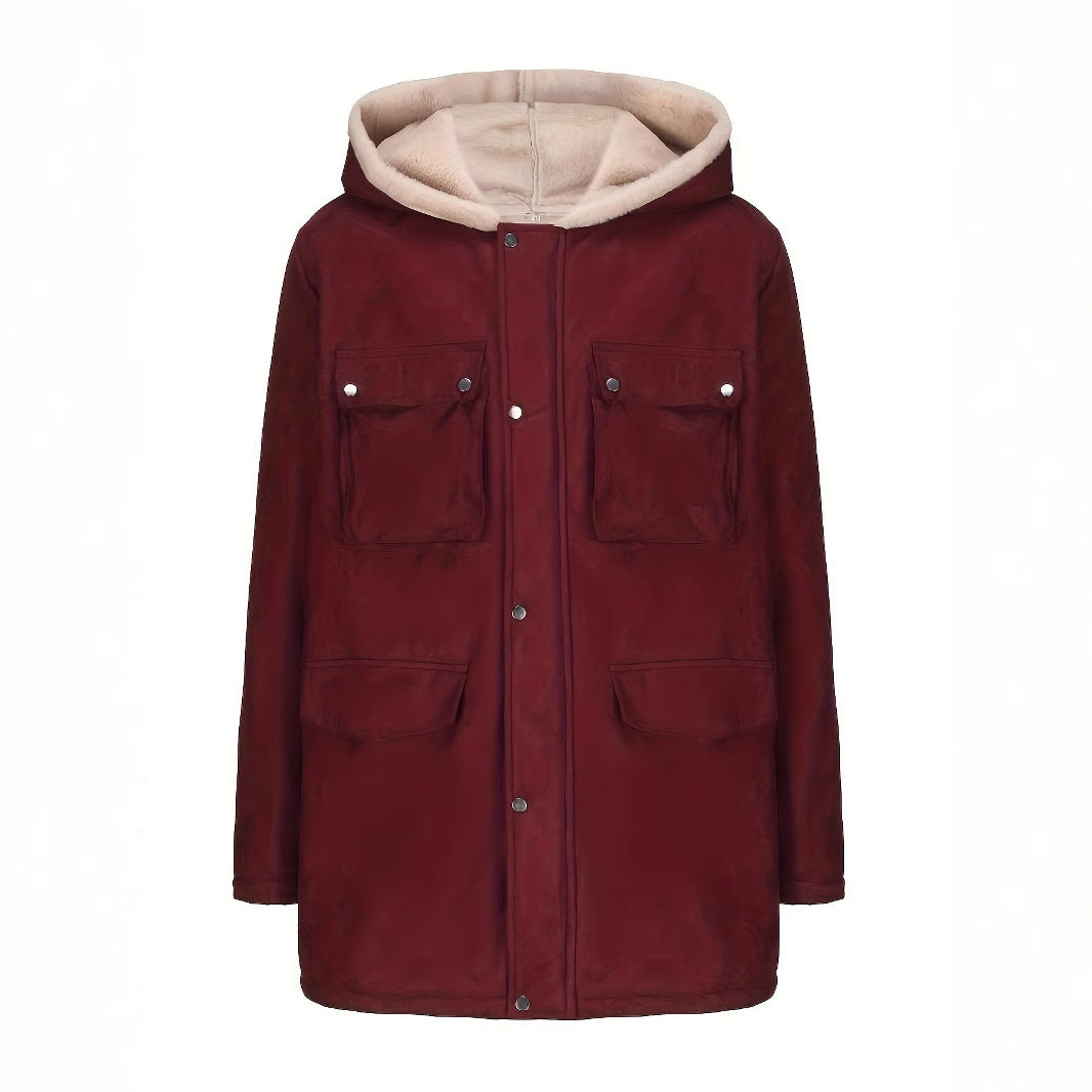 Lune London Women's Wrap Jacket with Cozy Lining