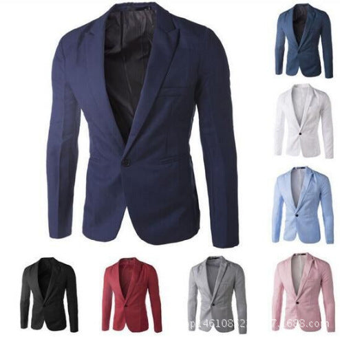 Men's Elegant Suit Blazer with Modern Cut and Fine Texture Amarae