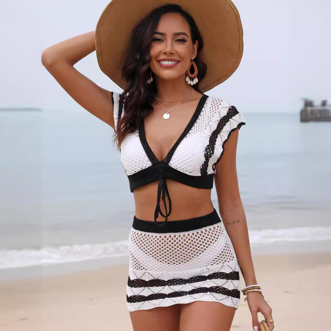 Lune London lace crochet bathing dress for women