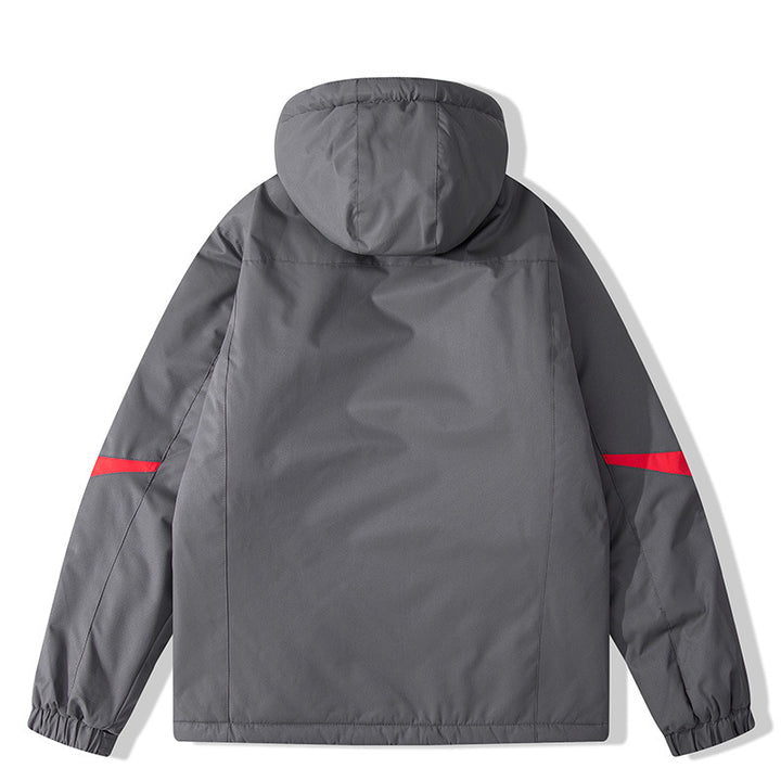 Lady insulated outdoor jacket with adjustable hood Lune London