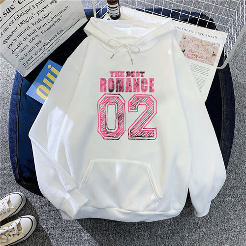 Women's casual hoodie with stylish print Chic & Stil