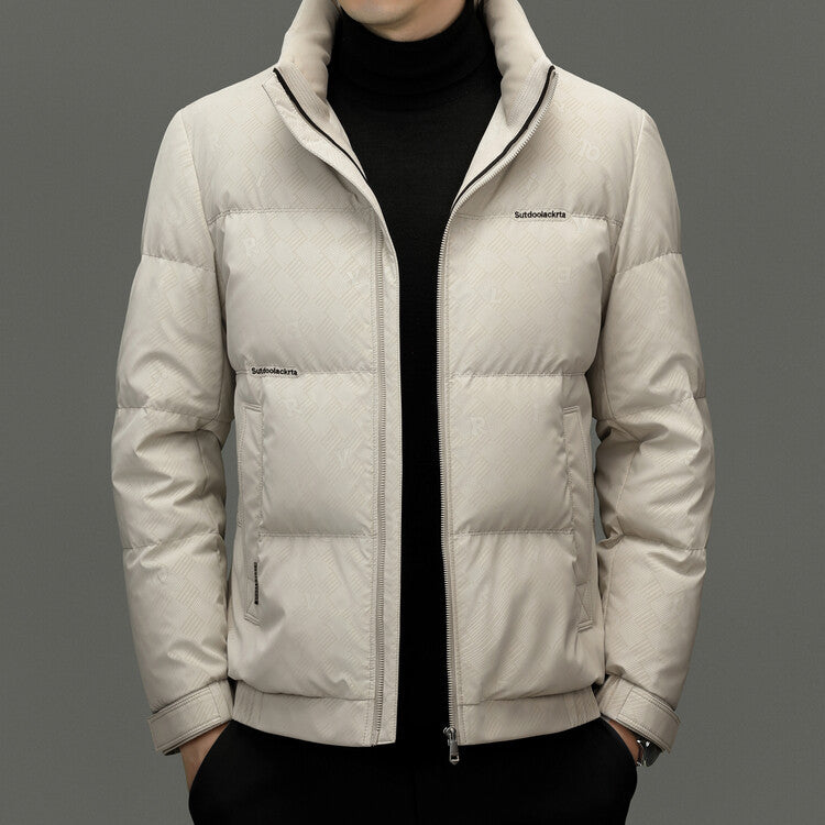 Chic and Stylish Down Jacket for Men, Fashionable and Functional