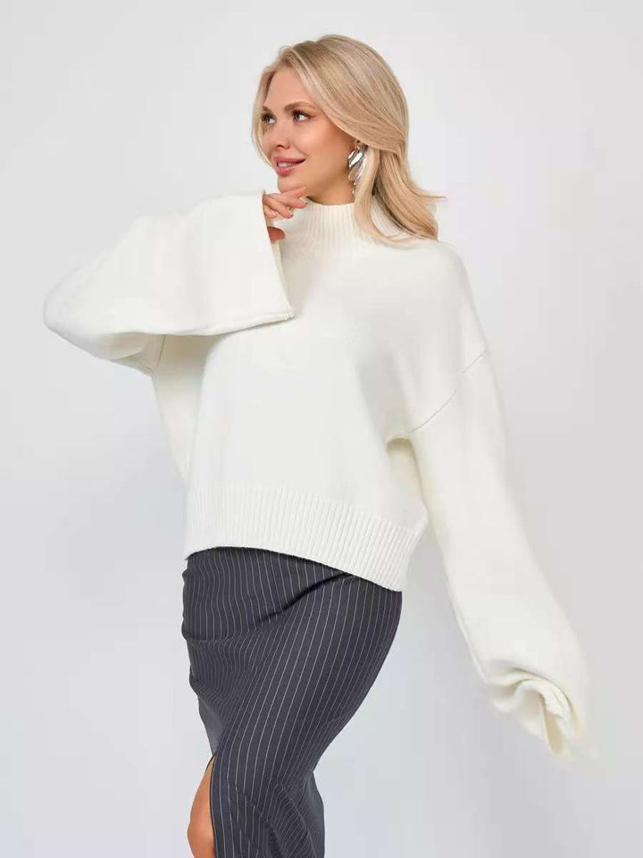 Fashion sweater for women with a loose fit and wide edges Lune London