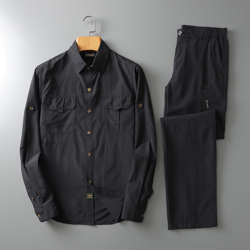Functional shirt for men and cargo pants Lune London