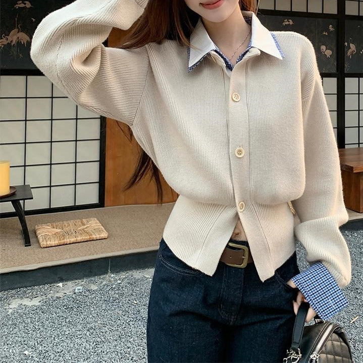 Cardigan Femme Douillet avec Détails Classiques de Boutons et Coupe Décontractée Chic & Stil