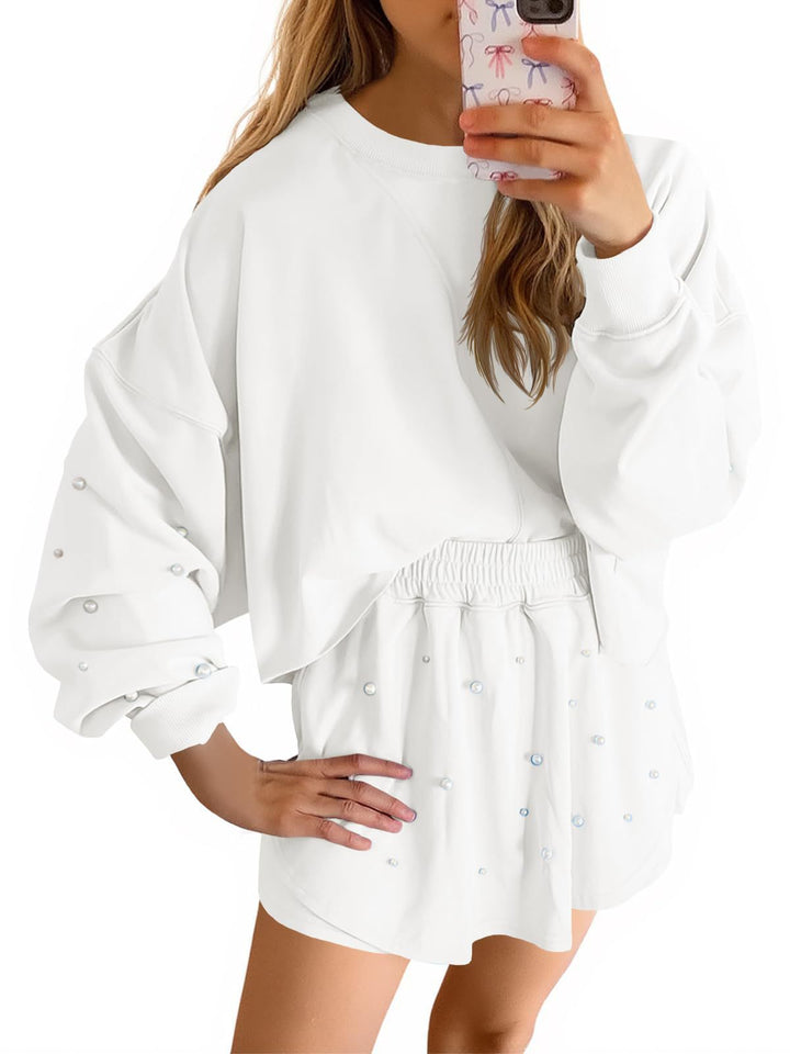 Ladies Sweatshirt and Skirt Sporty Set Lune London