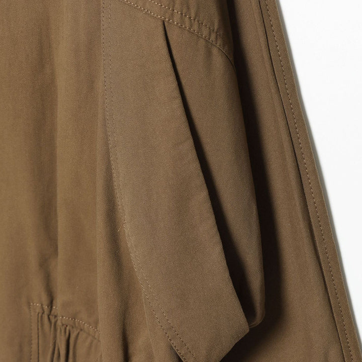 Women's short jacket with high stand-up collar and drawstring Amarae