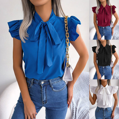 Ladies elegant blouse with bow Amarae