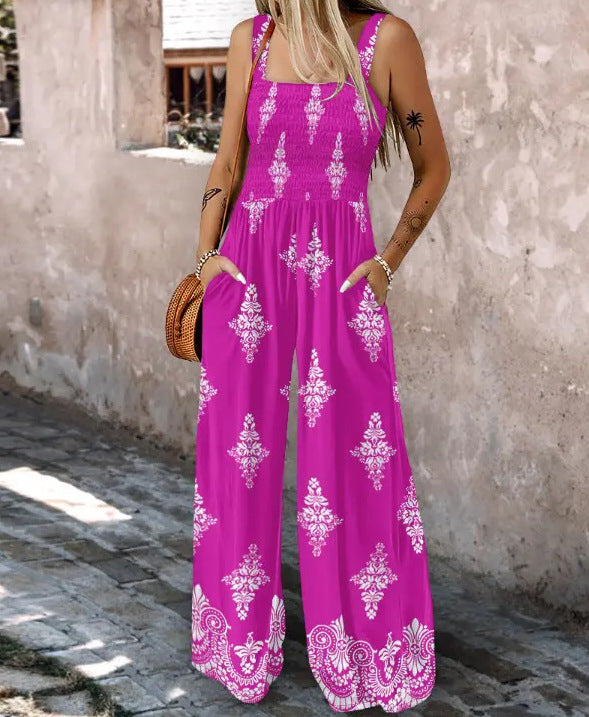 Ladies Wide Leg Jumpsuit Lune London