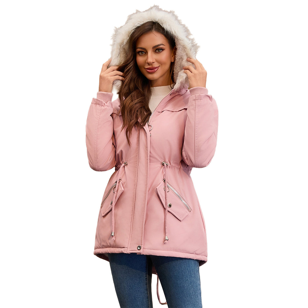 Fashion women's transitional jacket with cozy lining and adjustable waist Lune London
