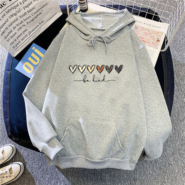 Women's hoodie with creative heart design Chic & Stil