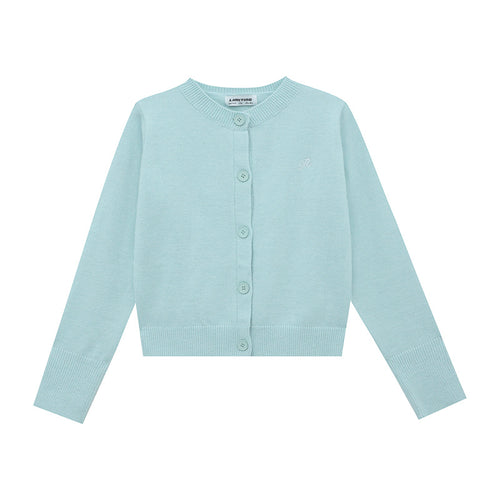 Women's knitted jacket with a fine ribbed pattern and contrasting button details Amarae