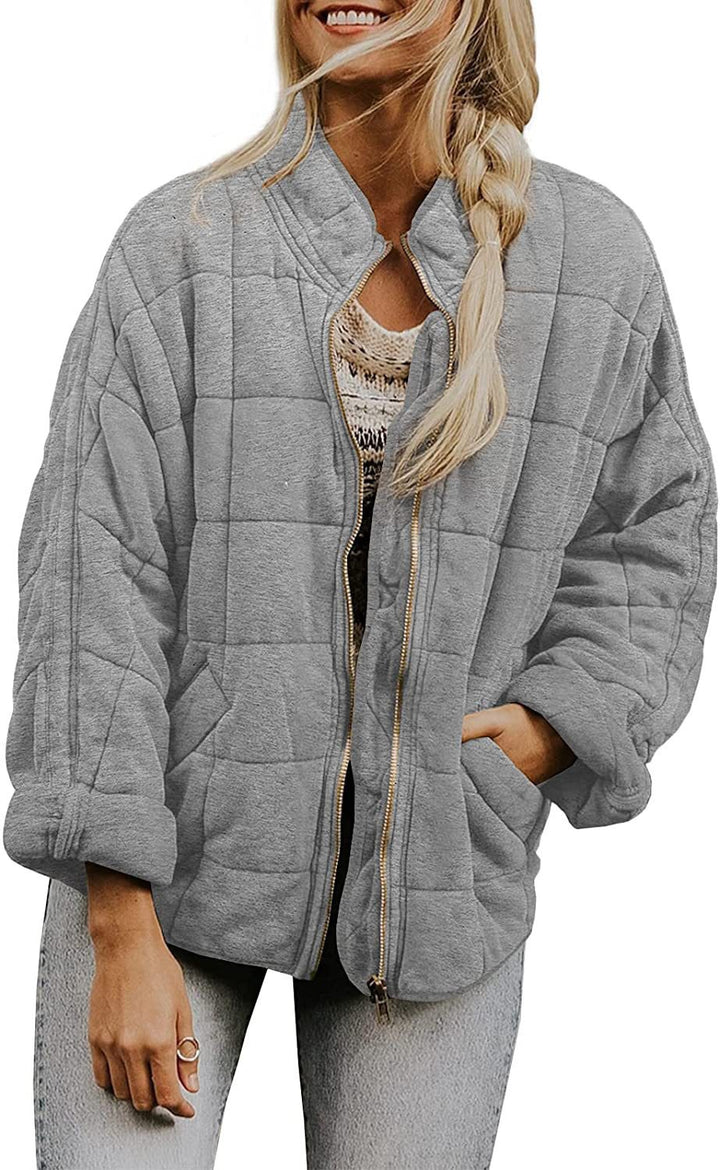 Ladies plus size quilted jacket Lune London