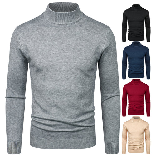 Men's high-quality fine cotton turtleneck sweater Amarae