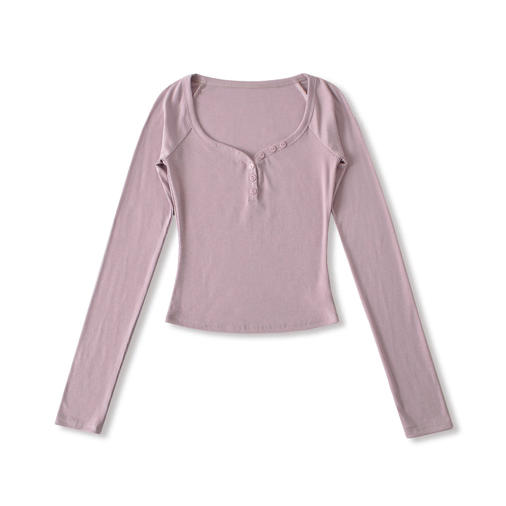 Long sleeve women's blouse with elegant button closure Lune London