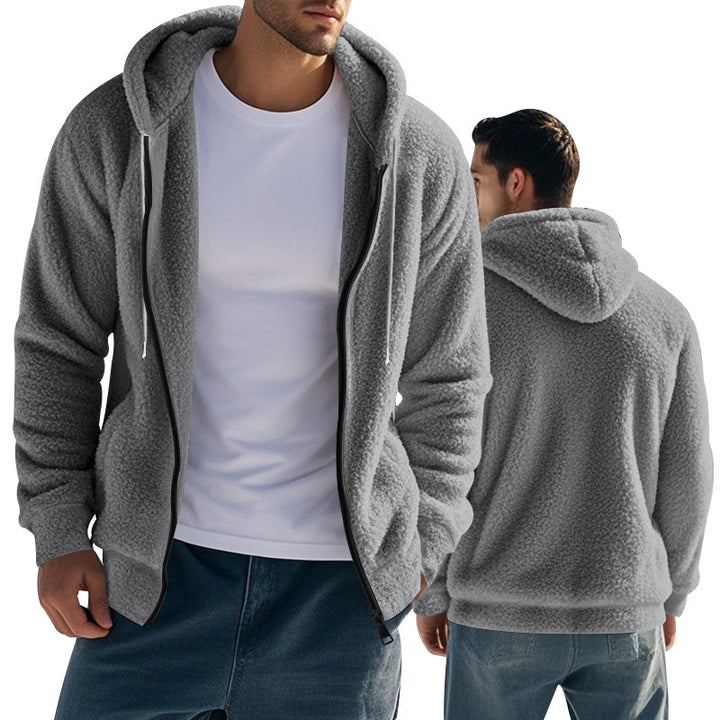 Men's fleece jacket with oversized cut Lune London