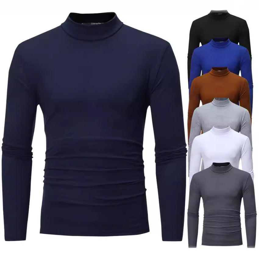 Men's Elegant Turtleneck T-Shirt Made Of Soft Jersey Lune London