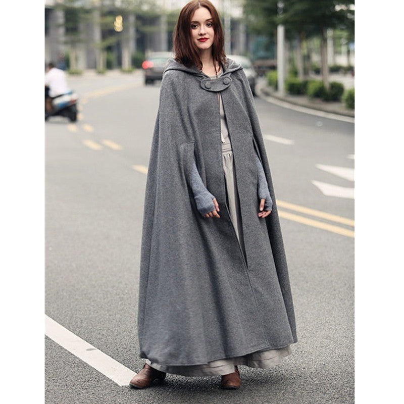 Lady hooded coat with elegant cut Lune London