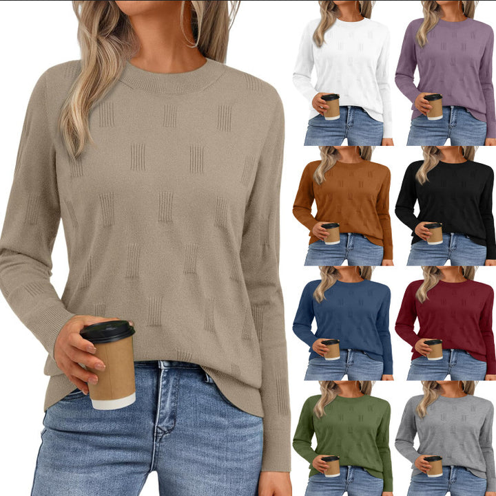 Ladies Structured Knit Sweater Lune London
