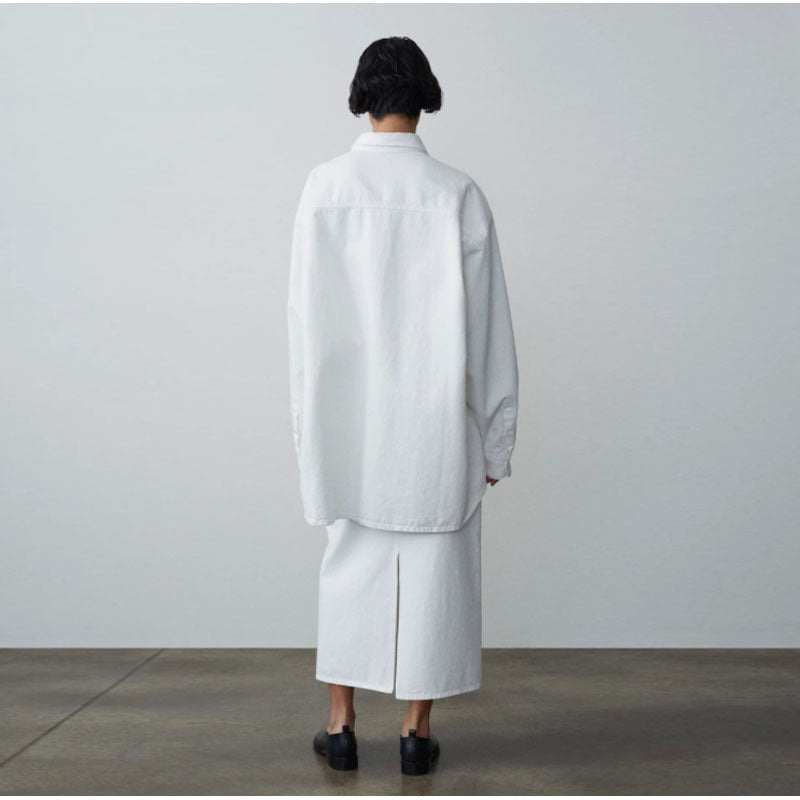 Chemisier oversize pour femmes en mélange de coton de haute qualité Chic & Stil