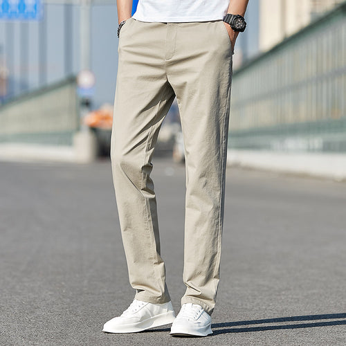 Casual comfortable men's pants with elastic waistband Amarae