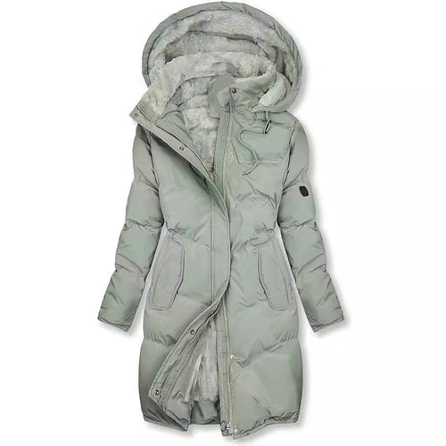 Women's Insulated Winter Parka with Removable Hood and Soft Lining Amarae