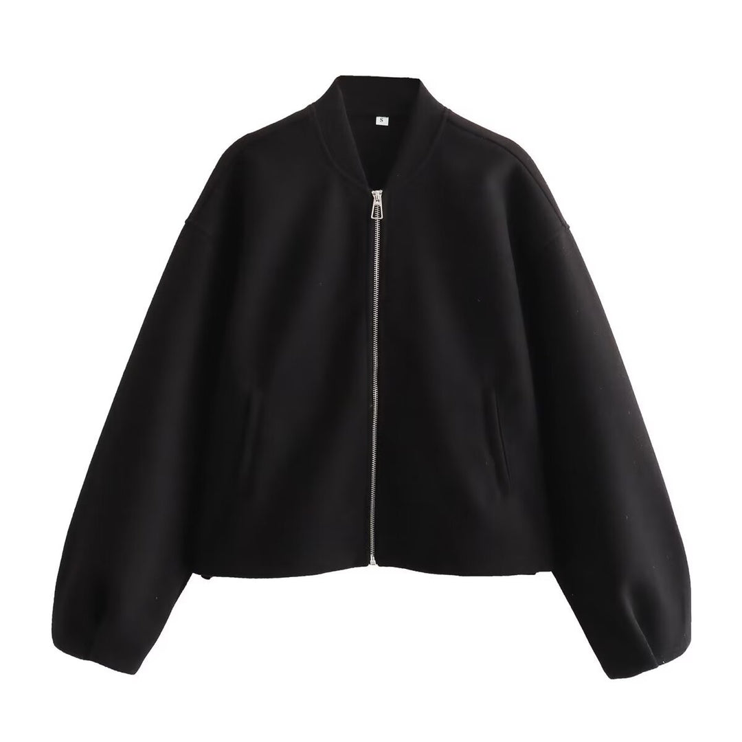 Casual quilted jacket for women with modern zipper and practical pockets Lune London