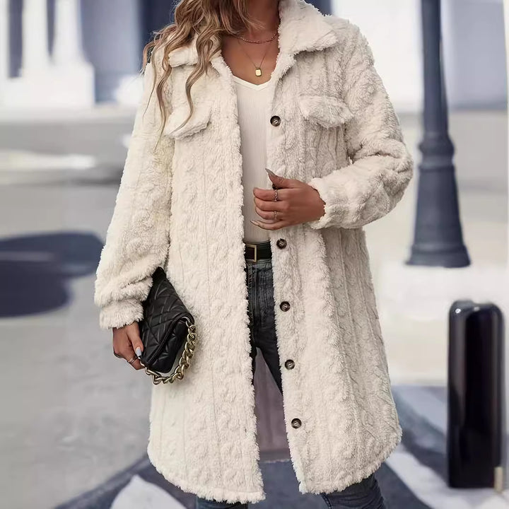 Fleece jacket for women with a high-quality structured design and practical pockets Lune London