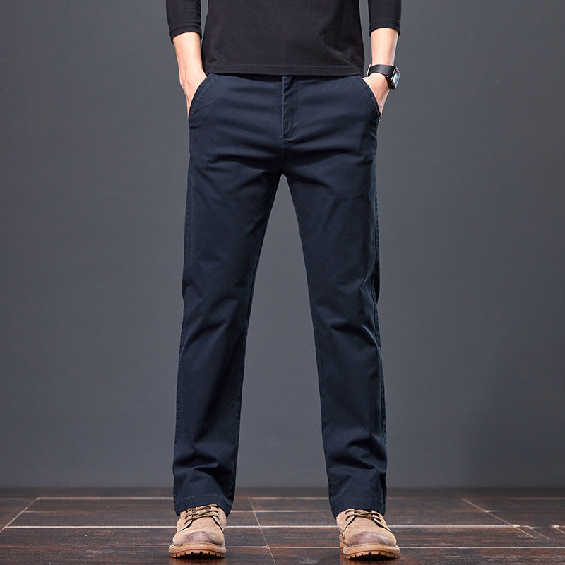 Comfortable chino pants for men with elastic waistband and practical pockets Lune London