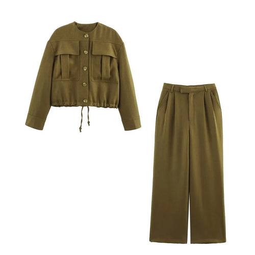 Elegant Palazzo Pants for Women with Pleats and High Waist Amarae