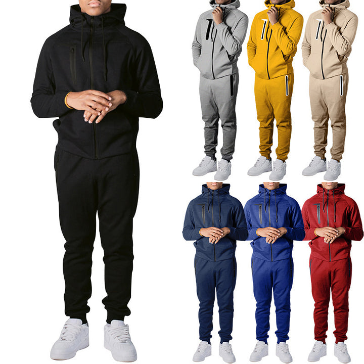 Men's sports leisure set with a highly stretchy jacket and comfortable jogging pants Lune London