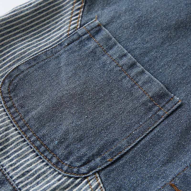 Veste en denim décontractée pour femmes avec col texturé Chic & Stil
