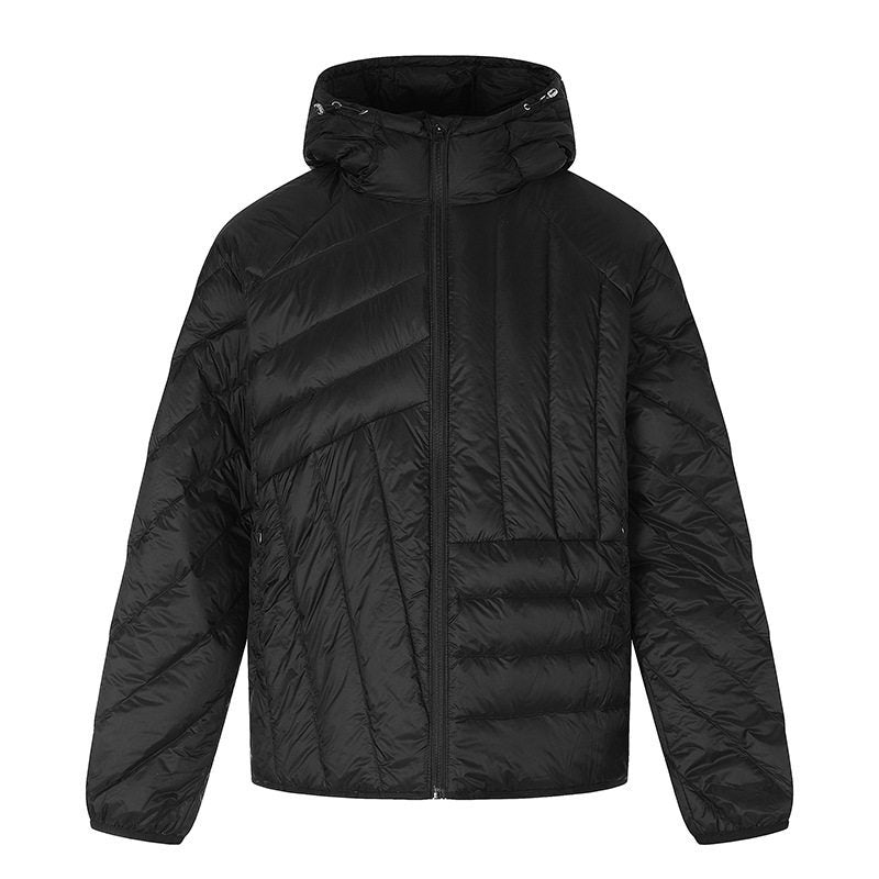 Women’s Padded Oversize Quilted Jacket with Hood and Noise-Reducing Microfiber Outer Material Amarae