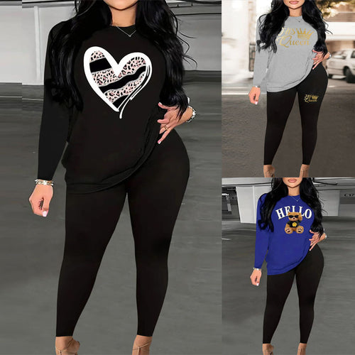 Long sleeve t-shirt for women with a nice bear pattern and a relaxed fit Amarae