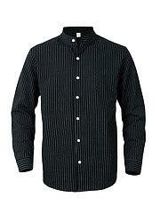 Men's long sleeve shirt with high collar and finely knitted fabric Lune London